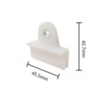 Clips de fixation en plastique blanc de haute qualité et durables, attaches automobiles adaptées aux supports de fixation coulissants des vitres de voiture Nissan