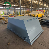 RNKJ Conteneur à déchets en acier personnalisable OEM ODM sur mesure, directement de l'usine, avec crochet de levage pour chantier de construction