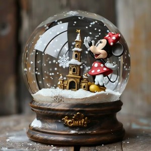Globo de Nieve de <span class=keywords><strong>Mickey</strong></span> Mouse, Popular como Recuerdo, Regalo de Navidad, Adorno de Escritorio - Product Image 4