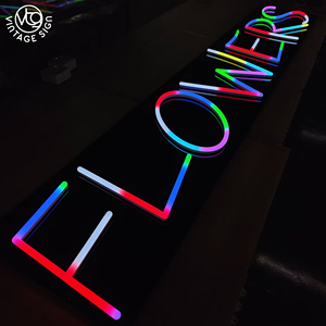 Insegna al Neon LED RGB Multicolore Personalizzata "<span class=keywords><strong>FLOVERS</strong></span>" per Decorazione Bar e Feste - Product Image 3