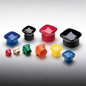 StockCaps Anti Roll Cable End <b>Caps</b> PVC Square Bottom Cover Pipe End Protection <b>Dust</b> <b>Cap</b> Sealing <b>Cap</b> For Transparent Tube - Product Image 1