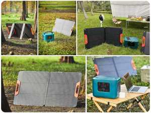 Kit de panneaux solaires portables GCSOAR 400W à haute efficacité pour les stations d'alimentation <span class=keywords><strong>Jackery</strong></span> EcoFlow <span class=keywords><strong>Bluetti</strong></span>, camping - Product Image 6