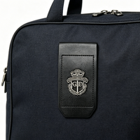 Étiquettes personnalisées en cuir véritable avec logo métallique 3D, peinture de bord écologique, accessoires de vêtement à coudre, vente en gros OEM