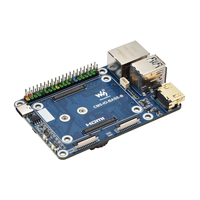 Mini carte de base (B) conçue pour le module de calcul Raspberry Pi 5, l'EEPROM intégrée et la puce de cryptage