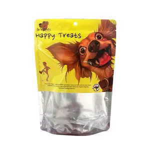 कुत्ते के खाद्य बैग आपूर्तिकर्ता ओएम कस्टम लोगो प्लास्टिक फ्लैट नीचे की तरफ gset पालतू बिल्ली भोजन बैग बैग बैग