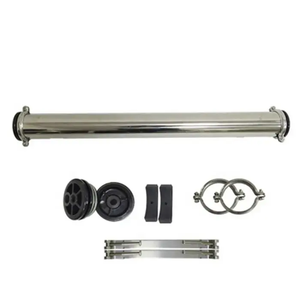 Boîtier de <span class=keywords><strong>filtre</strong></span> durable 4040, construction en acier inoxydable 304QN, résiste à l'usure et à la corrosion par picage, ensemble complet avec embouts en ABS - Product Image 1