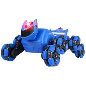 Coche teledirigido con sensor de gestos: Nuevo juguete transformable de acrobacias con brazos de 8 ruedas y control remoto de 2.4G, con luces LED y efectos de sonido - Product Image 1