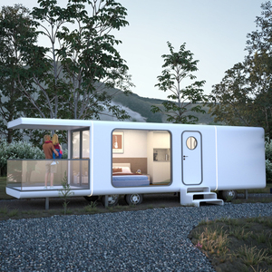 Cápsula viva móvil de lujo de 9m con balcón expansivo Casas prefabricadas cómodas para relajarse - Product Image 3
