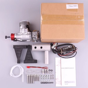 Motor de gasolina RCGF GF-15 de 15cc para modelo de avión RC, metálico, para uso en exteriores. - Product Image 3