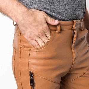 Pantalon en cuir véritable pour homme, confortable et robuste, vente en gros, qualité supérieure, prix abordable - Product Image 2