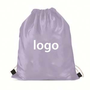 Hot Stationery Electronic Equipment School Sports Backpack Storage Girl <b>Kids</b> Purple <b>Drawstring</b> <b>Bag</b> Cute - Product Image 1
