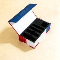 Boîtes d'emballage personnalisées magnétiques pour produits de soin et cosmétiques, inserts pour blush, papier biodégradable, impression quadricolore