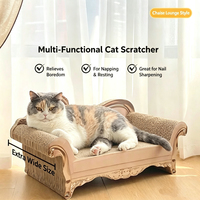 Fournisseur en gros OEM de griffoirs pour chats en carton ondulé, avec logo personnalisé et marque privée, pour commandes en gros et MOQ, adaptés aux chats de grande taille