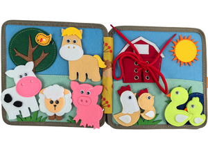 Sika Deer educativo viaje ocupado libro <span class=keywords><strong>Cervus</strong></span> Nippon niños pequeños fieltro ocupado tablero manchado ciervo Montessori juguete sensorial para niños - Product Image 4