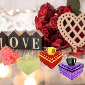 Boîte-cadeau en <span class=keywords><strong>plastique</strong></span> en forme de cœur pour farces agaçantes, boîte surprise décorative et amusante pour les destinataires - Product Image 6