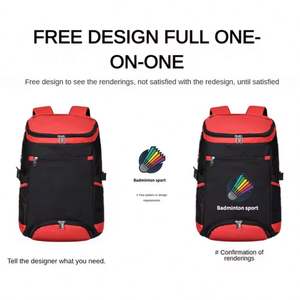 Sac à dos de sport personnalisé avec logo, grande capacité, sacs à dos de basketball, multifonction, sac de badminton avec compartiment à chaussures - Product Image 6