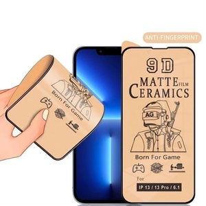<span class=keywords><strong>ฟิล์ม</strong></span>เซรามิก9D <span class=keywords><strong>ด้าน</strong></span>สำหรับ <span class=keywords><strong>iPhone</strong></span> 14 PRO MAX 13 12 11 PRO MINI XR XS MAX <span class=keywords><strong>x</strong></span> 8 7 6 plus SE ฝาครอบเต็มจอโทรศัพท์แบบนิ่มป้องกันหน้าจอ - Product Image 1
