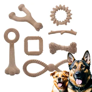 Customized Eco Friendly Indestructible Bone Pet Chew Toys Fully Biodegradable Dog Toys for Aggressive Chewers
