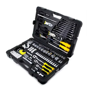 <span class=keywords><strong>Coffret</strong></span> d'outils multifonctionnels en acier <span class=keywords><strong>Stanley</strong></span> de 125 pièces pour l'installation et l'entretien de voitures et d'équipements - Product Image 3