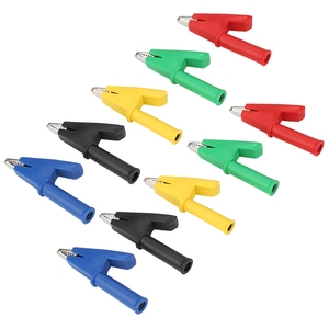 Lot de 10 pinces crocodiles de sécurité <span class=keywords><strong>P2002</strong></span> 20A 5 couleurs 4mm pour multimètre 380V - Product Image 4