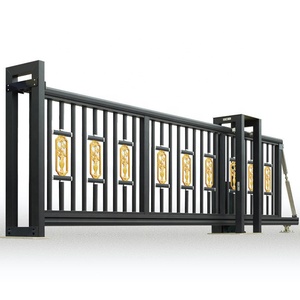 Chất lượng cao sang trọng tự động cantilever cửa TrượT HiệN ĐạI nhôm kênh cho ngôi nhà vườn ngoài trời sử dụng - Product Image 5