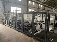 Machine automatique de fabrication de housses de coussins et d'oreillers de haute qualité MAPS PLC avec alimentation et couture 5-6 pièces/min