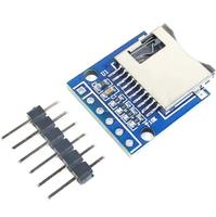 Module de carte d'extension de stockage de carte SD avec broches, bouclier mémoire à interface SPI pour microcontrôleurs ARM / AVR