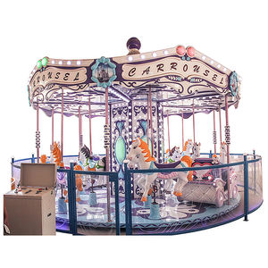 Service de location de carrousel pour enfants de 16 places, manège classique pour les affaires de location de fêtes et les attractions foraines - Product Image 4