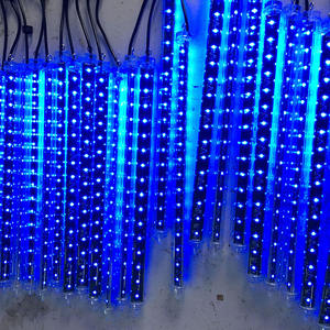 Buena Ganga, lluvia de meteoritos de <span class=keywords><strong>Navidad</strong></span>, luces Led Dmx512 12V, tubo de luz Led de meteoritos - Product Image 4