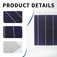 Vente en gros de cellules solaires monocristallines 158*158mm 4BB, efficacité 23%, service OEM pour l'alimentation portable