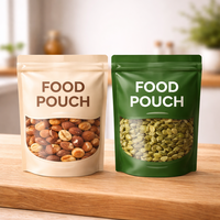 Sachet Mylar Personnalisable Anti-Odeur avec Fermeture Éclair, Pochette Doypack Imprimée de Qualité Alimentaire pour Emballage de Fruits Déshydratés, Noix, Thé et Snacks