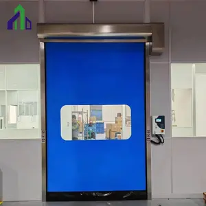 Jianda надежная и прочная высокоскоростная дверь с затвором из ПВХ с электронной системой управления