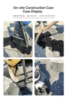 Cold Mix Asphalt 25kg en sac d'emballage bitume asphalte réparation construction de routes mélange d'asphalte froid tous temps pour la réparation de routes