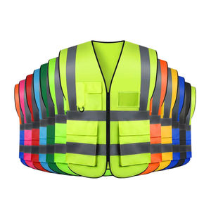 Trabajo DE SEGURIDAD reflectante Construcción personalizada Bolsillo Pvc Pantalones industriales Chubasquero Ropa Camisas Chaleco Construcción - Product Image 4
