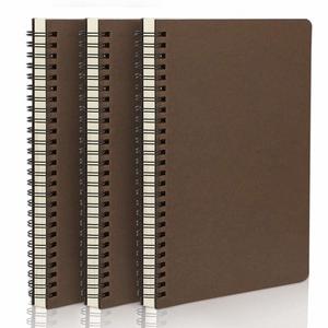 Carnet de notes A5 personnalisé à spirale, couverture rigide, quadrillé, avec élastique, pour cadeaux, journal quotidien, école, devoirs, avec logo personnalisé - Product Image 1
