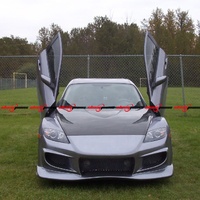 Kit de Carrocería de Fibra de Vidrio de Alta Calidad Estilo Veilside, Mejora de Parachoques Delantero y Trasero para Mazda RX8, Condición Nueva