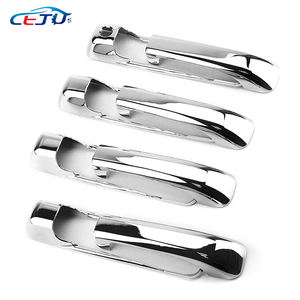 Accessoires d'extérieur de voiture Bande de protection de poignée de porte de voiture Autocollant de bol extérieur pour Dodge Ram 2009 - Product Image 4