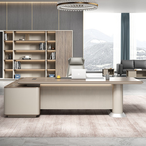 Mode moderne <span class=keywords><strong>bureau</strong></span> en forme de <span class=keywords><strong>l</strong></span> table de patron MDF/MFC mélamine <span class=keywords><strong>bureau</strong></span> de direction contemporain chêne noir ordinateur de <span class=keywords><strong>bureau</strong></span> - Product Image 3