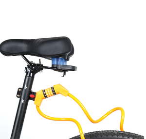 Antivol de vélo <span class=keywords><strong>VTT</strong></span> en câble d'acier avec mot de passe à 5 chiffres pour trottinette électrique et moto – Accessoires de vélo <span class=keywords><strong>VTT</strong></span> - Product Image 5