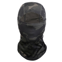 Pasamontañas táctico de camuflaje cortavientos para deportes al aire libre, máscara de esquí de cara completa para ciclismo