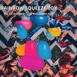 Muscle Power Creative Rainbow Candy Squeeze EVA Design Cross-Border Small Toys for Stress Relief Fun Slow Rebound Wholesale - Product Image 2