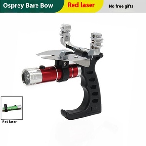 Meslek fabrikada yüksek kaliteli lazer balıkçılık sapan Set profesyonel avcılık güçlü çelik bileşik yay sapan silah - Product Image 5