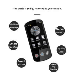 P60 Portable AI Translator Real-Time Speech Photo Translation 138 <strong>Languages</strong> Including 18 Offline Touch Screen for - Product Image 1