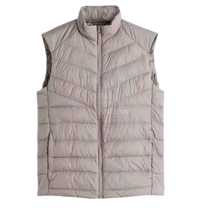Chaqueta de Invierno sin Mangas para Hombre, de Alta Calidad, Estilo Casual, con Cierre Mandarín, Reversible, Resistente al Viento, Transpirable, de Poliéster/Algodón - Product Image 1