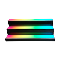 Présentoir pour bouteilles à lumière LED Étagère de bar Présentoir pour bouteilles de liqueur Présentoir pour bouteilles de vin en acrylique à LED