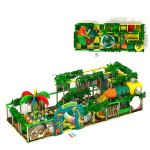 Jungle Gym Play Center Plastic <b>Slide</b> Playground Equipment Soft Play Area Kids <b>Indoor</b> Large Ball Pit - Product Image 2