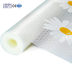 <span class=keywords><strong>Tapis</strong></span> en EVA imperméable et antidérapant ORON ODM Factory pour tiroir de réfrigérateur, motif fleur de marguerite, facile à nettoyer, pour armoire et comptoir - Product Image 1