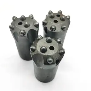 Rock掘削ツール32ミリメートルと34ミリメートルTungsten Carbide Taper Drill Button BitためStone Quarrying