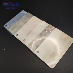 Nuovo Design Pannelli in Plastica Acrilica Metallizzata con Texture Naturale di Ciliegio per Termoformatura, Piegatura, Taglio, Lucidatura e Incisione - Product Image 4