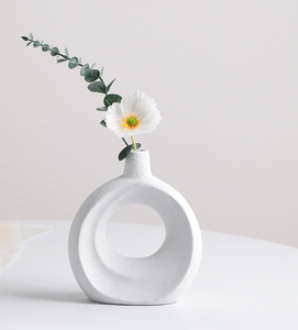 <span class=keywords><strong>Vase</strong></span> rond minimaliste nordique Boho Ins Style <span class=keywords><strong>Vase</strong></span> à fleurs de la <span class=keywords><strong>pampa</strong></span> <span class=keywords><strong>Vase</strong></span> en céramique <span class=keywords><strong>blanc</strong></span> mat <span class=keywords><strong>pour</strong></span> décoration de table - Product Image 3